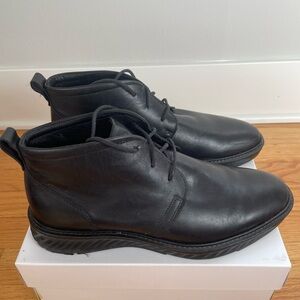 Men’s Ecco Black Leather Boots